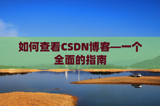 如何查看CSDN博客—一个全面的指南